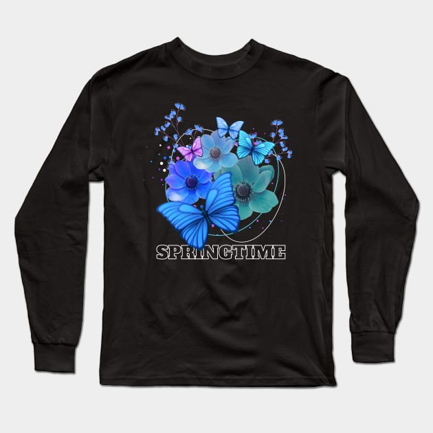 Springtime Long Sleeve T-Shirt by Studio468